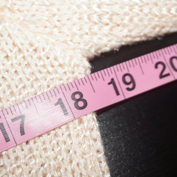 Vintage 80s Knit Pastel Angora Lambswool Sweater - Picture 5 of 6